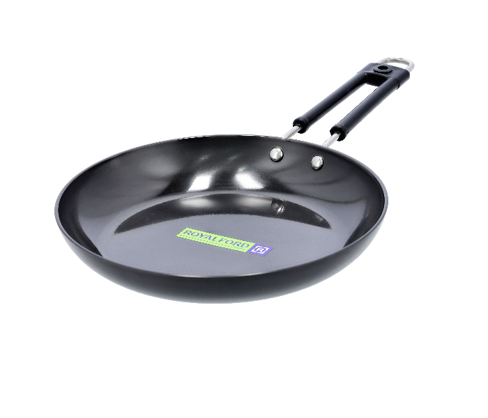 Royalford RF10010 24cm Hard Anodized Frypan - Black - Zoom Image