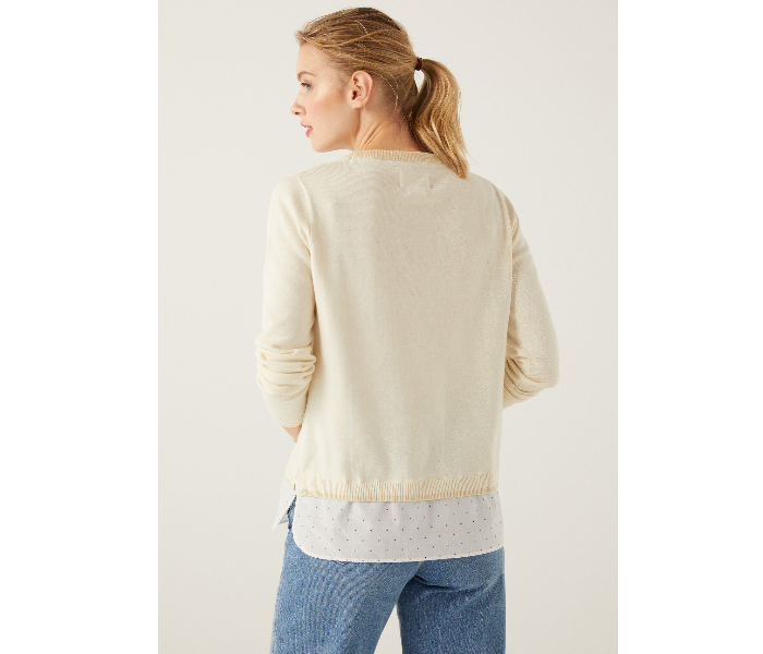 Springfield 133958353 XS Knitwear for Women - Beige - Zoom Image 4