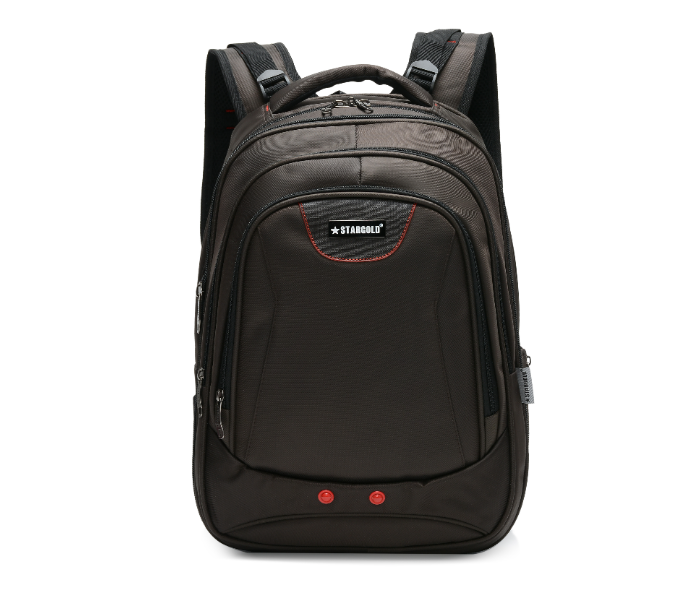 Star Gold SG-BP220 18 Inch Laptop Backpack - Coffee Brown - Zoom Image 1