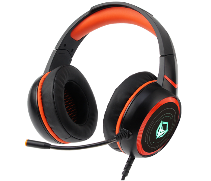 Meetion HP030 HIFI 7.1 USB Backlit Gaming Headset with Mic - Black - Zoom Image 1