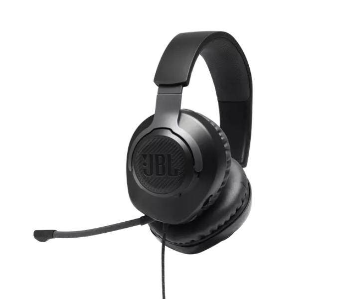 JBL Quantum 100 Wired Over-Ear Gaming Headset - Black - Zoom Image 1