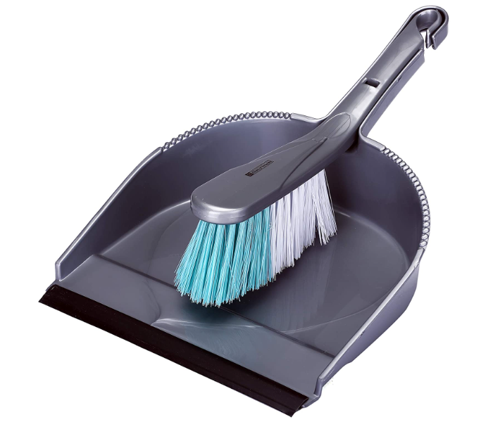 Royalford RF2368-DPW/B Dust Pan & Brush - Grey - Zoom Image 1