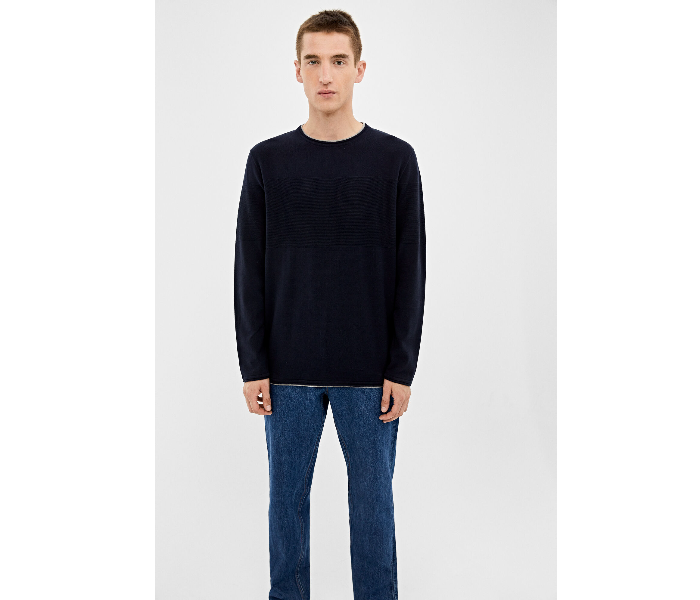 Springfield 140676011 XXL Knitted Jumper for Men - Dark Blue - Zoom Image 1