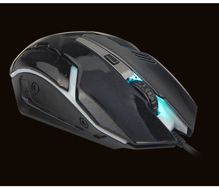 Meetion M371 USB Wired Backlit Mouse - Black - Zoom Image 4