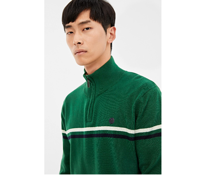 Springfield 140674424 XXL Knitted Jumper for Men - Green - Zoom Image 4