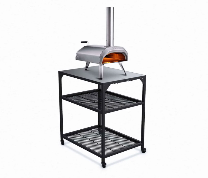 Ooni UU-P09700 Medium Size Powder Coated Carbon Steel Modular Table - Black - Zoom Image 2