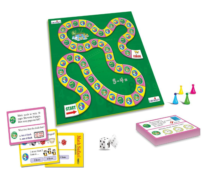 JMsouq Creative Educational CE00229 Math Safari-Part 1 Educational Game for Kids - Zoom Image 2