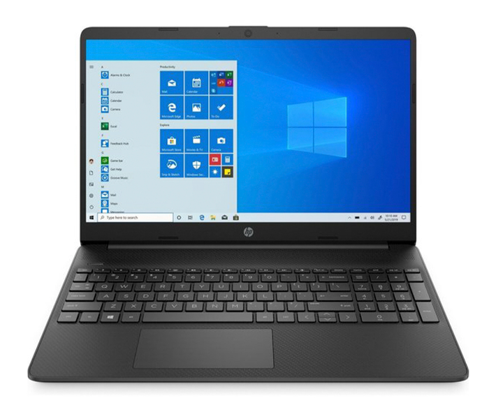 HP 15S-FQ1021NE 277D0EA 15.6 Inch FHD Intel Core i3-1005G1 Processor 4GB RAM 128GB SSD Intel UHD Graphics Windows 10 - Black - Zoom Image 1