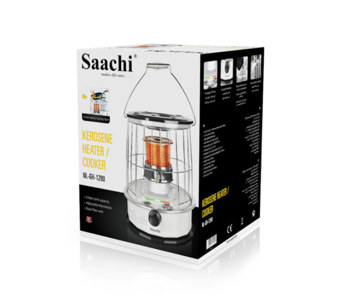 Saachi GH1290 6 Litre Kerosene Heater - White - Zoom Image 2