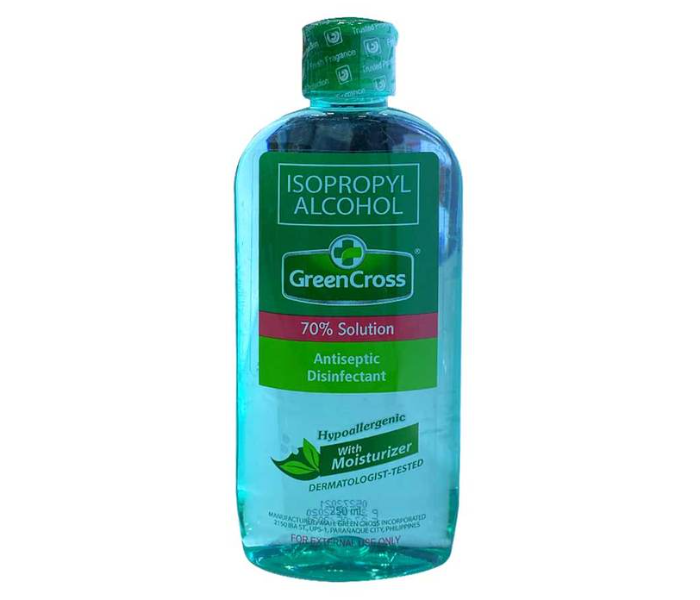 Green Cross 38025 Moist 70 Percentage Alcohol Antiseptic Disinfectant 250ml  - Zoom Image