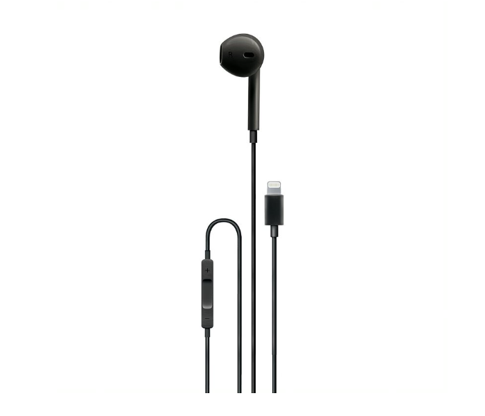 Porodo PD-LMNEP-BK Earphone with Lightning Connector - Black - Zoom Image