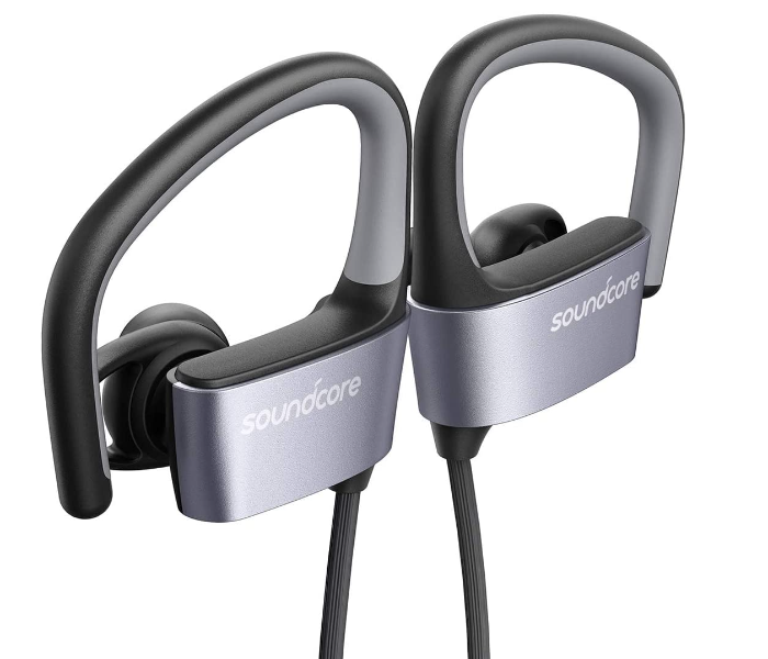 Anker Soundcore Arc Wireless Sport Earphone with Flexible EarHooks - Black - Zoom Image 2