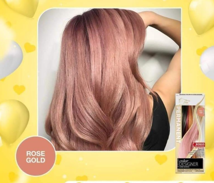 Merry Sun Permanent Hair Color- Rose Gold - Zoom Image 2