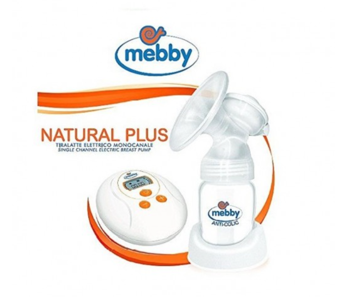 Mebby Natural Plus Single Channel Electric Breast Pump 95115 - White - Zoom Image