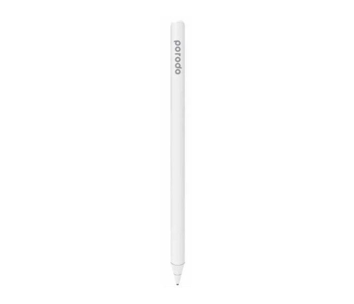 Porodo PD-MGPEN-WH 1.5mm Nib Universal Compatible with iOS and Android Tablets Devices Magnetic Attachment Stylus Pencil - White - Zoom Image 1