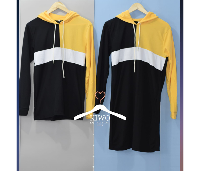 Kiwo KIWO138 XXL Set of 2 Couple Dress - Yellow and Black - Zoom Image