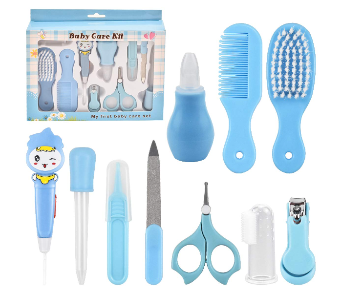 10 Pieces Baby Grooming Healthcare Kit - Blue - Zoom Image 5