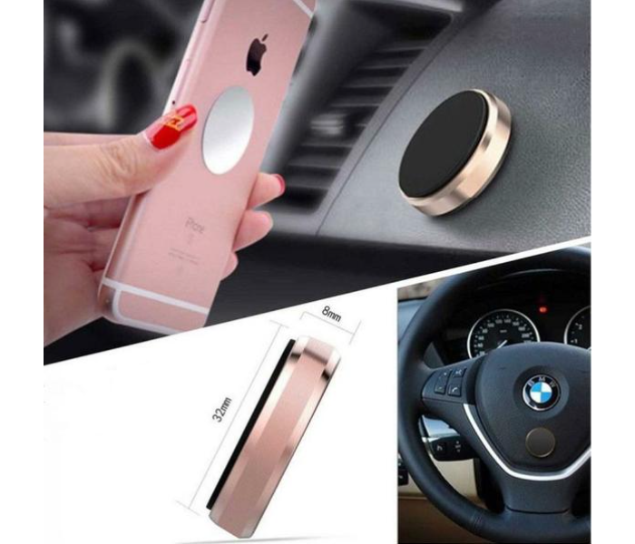 Earldom EH18 Magnetic Sticky Phone Holder Mount Stand -Rose Gold - Zoom Image 4