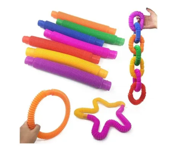 Generic 6 Piece Pop Tube Sensory Fidget Toy - Zoom Image 3