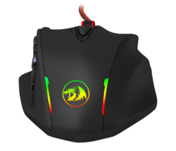 Redragon M908 IMPACT MMO Gaming Mouse with 18 Programmable Buttons - Black - Zoom Image 3