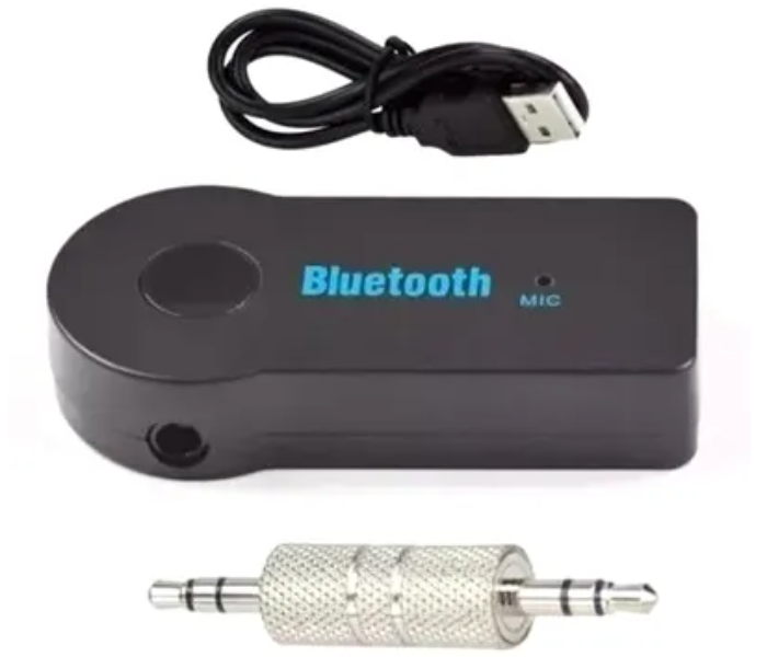 Generic Wireless Bluetooth Music Receiver With 3.5mm Port - Black - Zoom Image 2