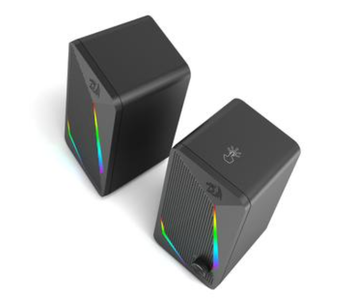 Redragon Waltz GS510 RGB Desktop Gaming Speaker with LED Backlight - Black - Zoom Image 3