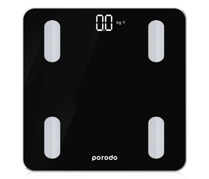 Porodo PD-BF1321BT-BK Digital Bluetooth Full Body Smart Scale - Black - Zoom Image 1