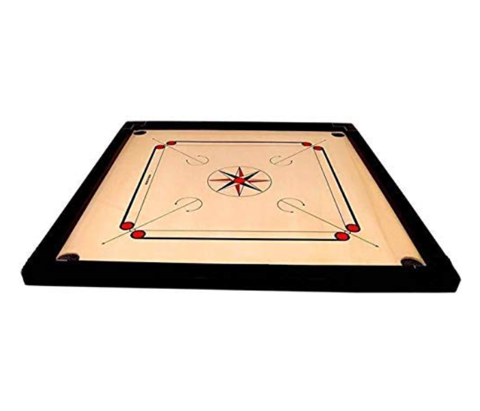 Generic 33cm X 33 Inches Wood Round Pocket Carrom Board - Zoom Image 2