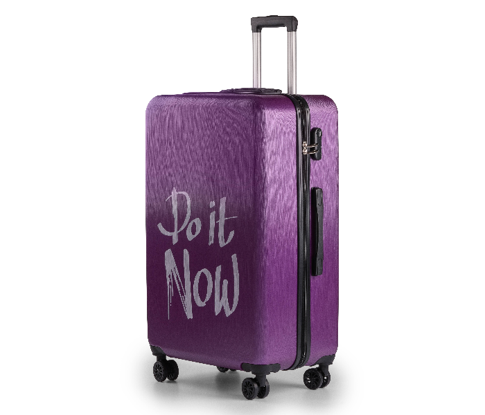 Kenza SV349 28 Inch Brick Hardside Expandable Luggage Bag with Built-In TSA Lock and Spinner Wheels - Purple - Zoom Image 1