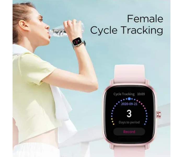 Amazfit GTS 2 mini Smartwatch With Sp02 level Measurement - Flamingo Pink - Zoom Image 5