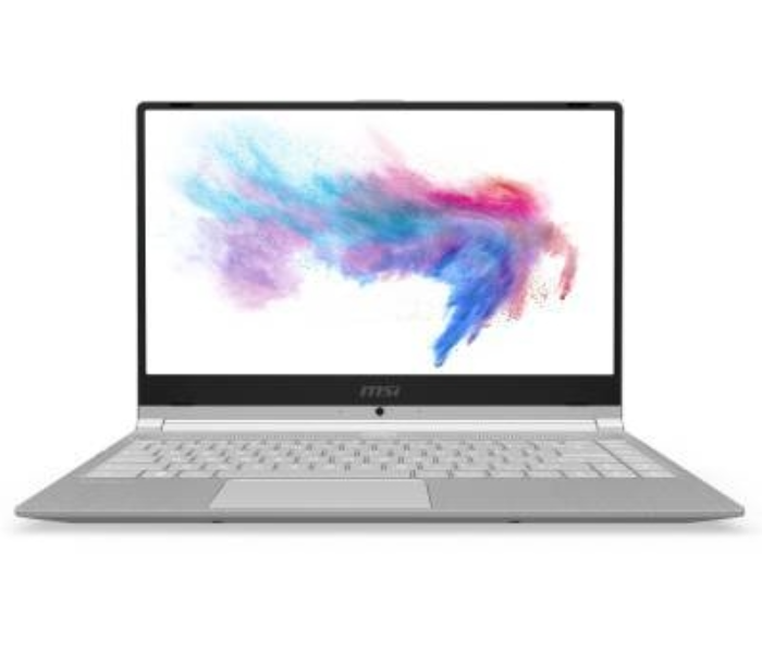 MSI Modern 14 B11M 14D214-404 14 Inch FHD Intel Core i7-1165G7 Processor 8GB RAM 512-SSD Windows 10 - Silver - Zoom Image 1