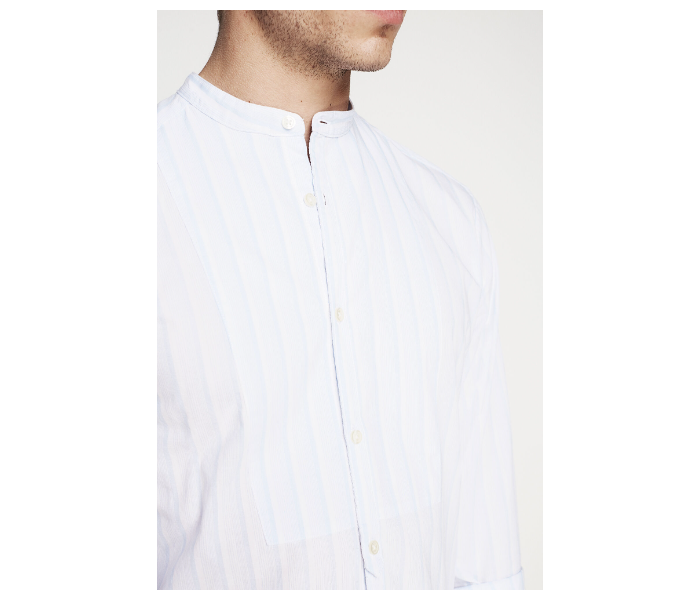 Springfield 094315018 XXL Long Sleeve Casual Stripped Shirt for Men - White - Zoom Image 2