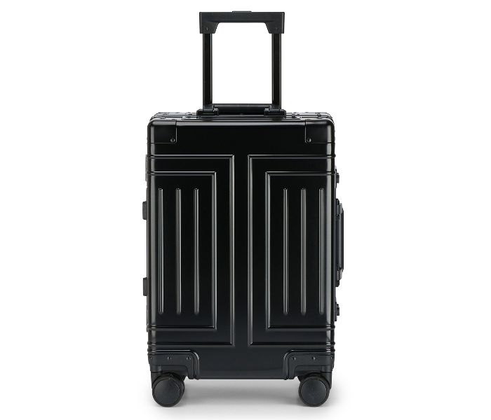 Kenza SV387 20 Inch Magma Superior Aluminium Ultra Light Hardside Expandable Zipperless Luggage Bag with Built-In TSA Lock and Spinner Wheels - Black - Zoom Image 2