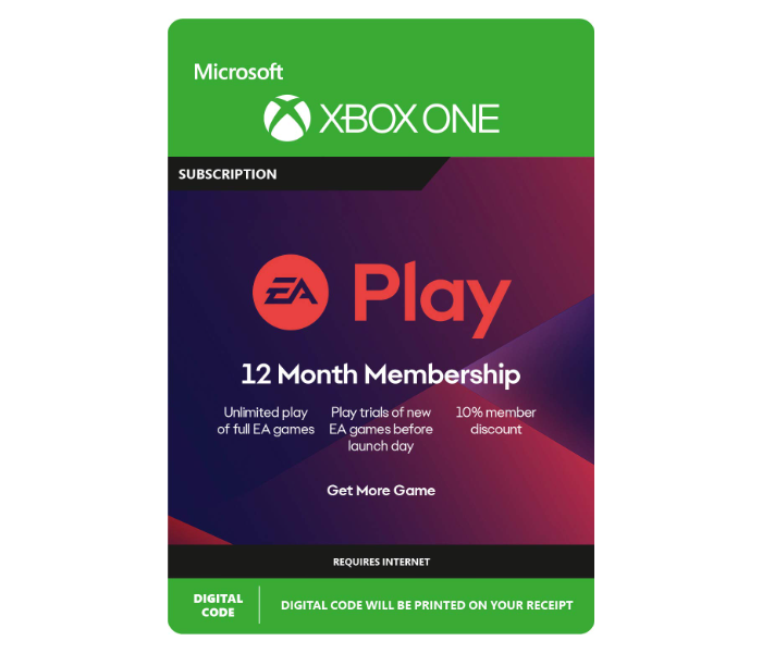 EA Play 12 Month Subscription Xbox One Digital Code - Zoom Image 1