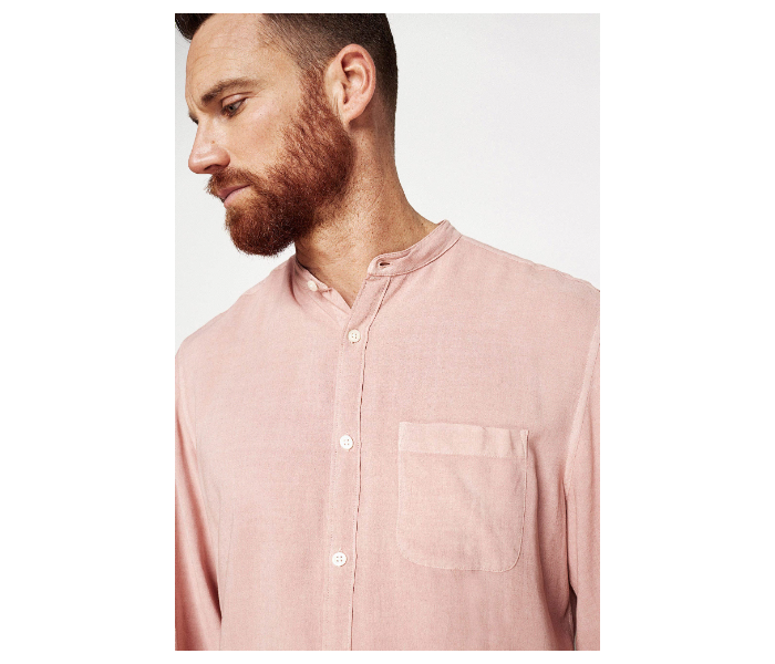 Springfield 027359771 XXL Long Sleeve Plain Shirt for Men - Pink - Zoom Image 3