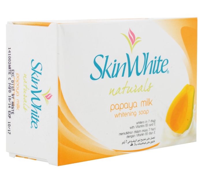 Skin White 64514 Natural Papaya Milk Whitening Soap 90gm - Zoom Image