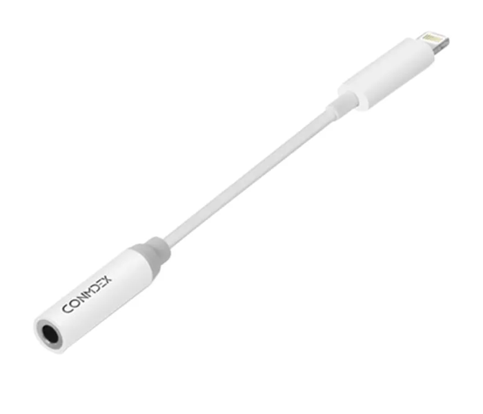 Generic Lightning to Headphone Jack Adapter for Apple iPhone 7 - White - Zoom Image 1