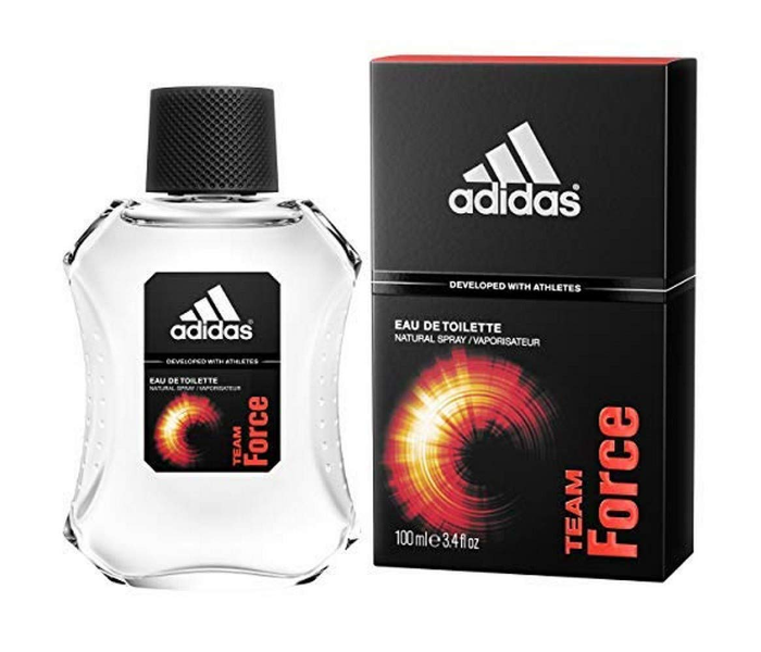 Adidas 100ml Team Force Eau De Toilette Natural Spray Vaporisateur - Zoom Image 1