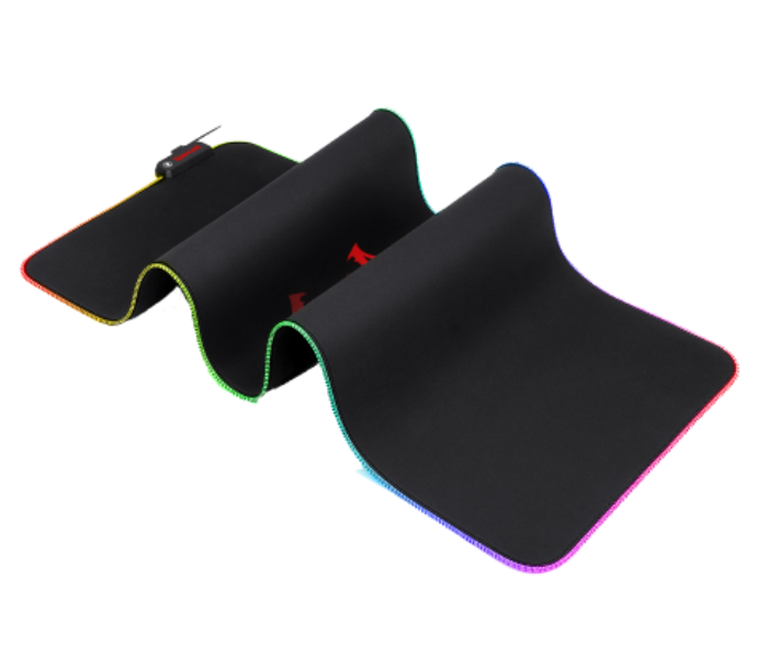 Redragon P027 RGB Wired Mouse Pad with Backlight - Black - Zoom Image 5