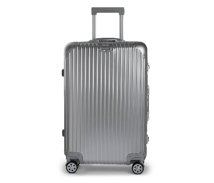 Kenza SV366 24 Inch Boulder Superior Aluminium Ultra Light Hardside Expandable Built-In TSA Lock Zipperless Luggage Bag with Spinner Wheels - Silver - Zoom Image 2