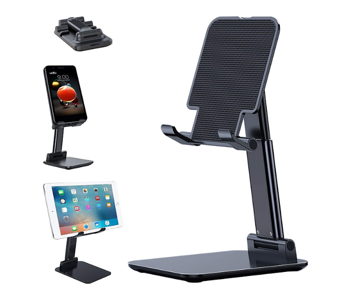 GTC 22000649 Foldable Mobile Holder Stand - Black - Zoom Image 2