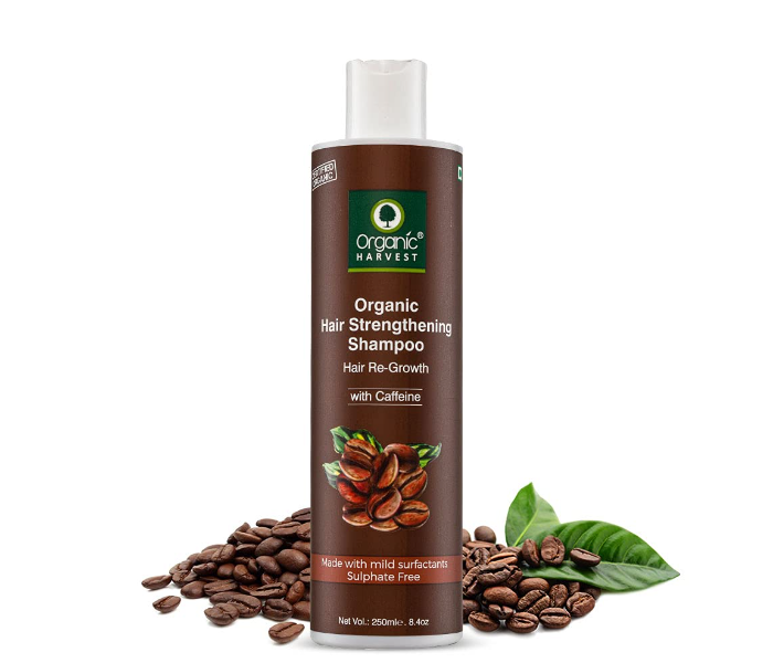 Organic Harvest 250ml Coffee Hair Strengthening Shampoo - Zoom Image 1