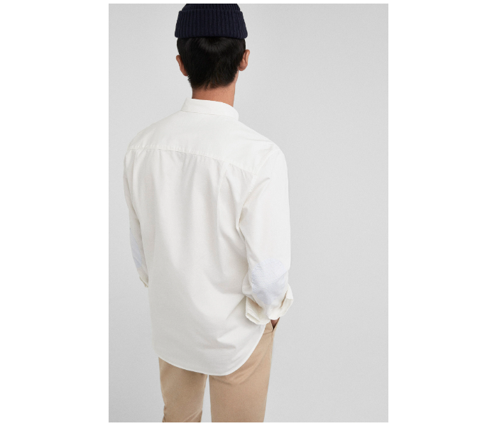 Springfield 027573599 Extra Small Long Sleeve Plain Shirt for Men - White - Zoom Image 2