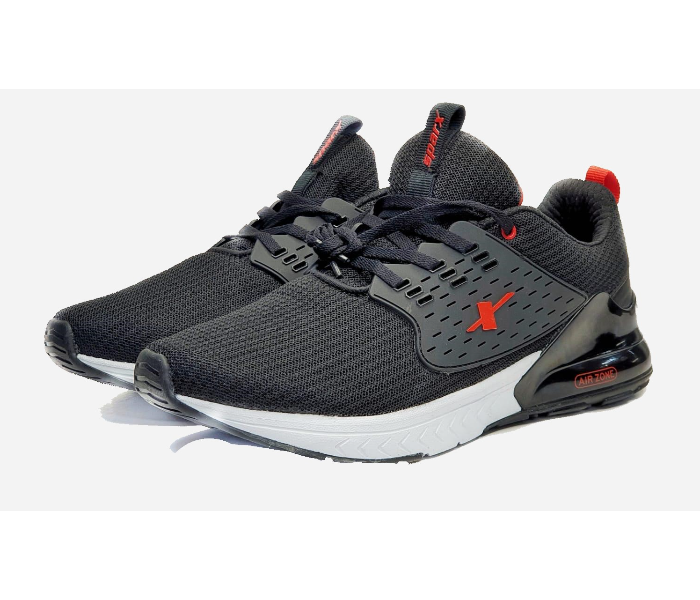 Sparx SM 666 EU 44 Sports Shoes for Men - Black and Red - Zoom Image