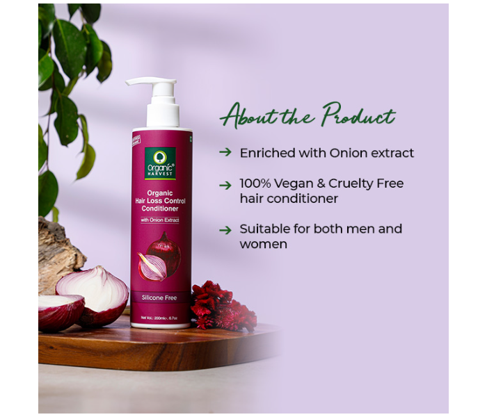 Organic Harvest 200ml Onion Hair Loss Control Conditioner - Zoom Image 4