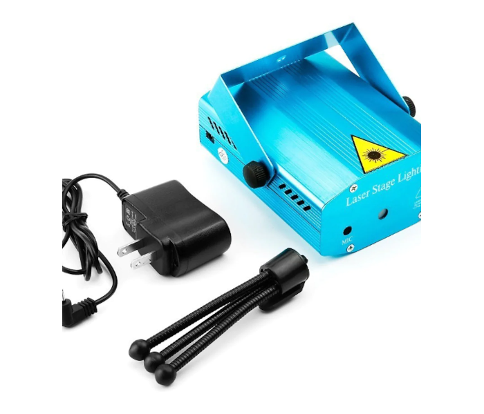 Star Laser Party Strobe Stage DJ Light with Remote Control - Blue - Zoom Image 2