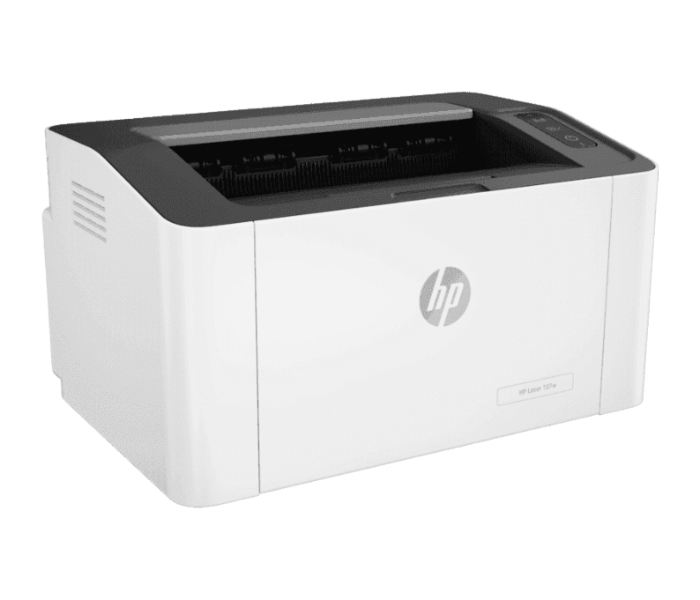 HP 107W Laser Printer - Black and white - Zoom Image 3