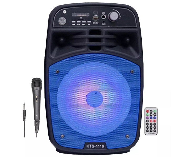 KTS-1119 Karaoke Portable Wireless Bluetooth Speaker With Free Mic - Zoom Image 1