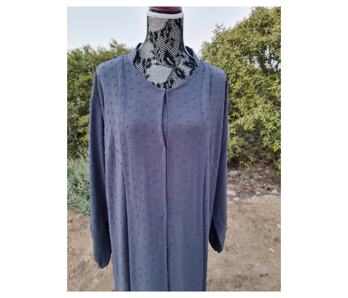 Casting Pearls ILHAM Large Formal Wears Classy Abaya - Navy Blue - Zoom Image 5