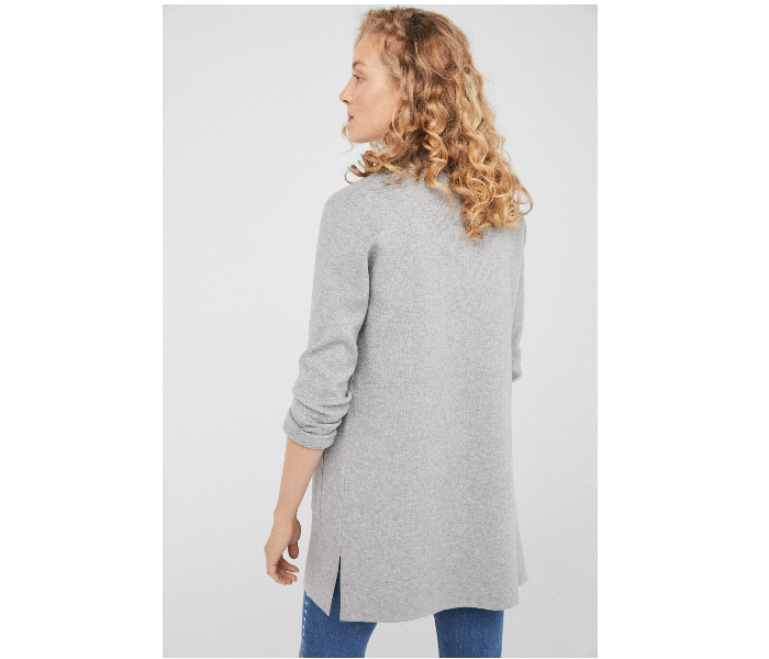 Springfield 134573741 Small Cardigan Tricot for Women - Grey - Zoom Image 2